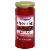 Roland Premium Red Maraschino Cherries - 10 Ounce